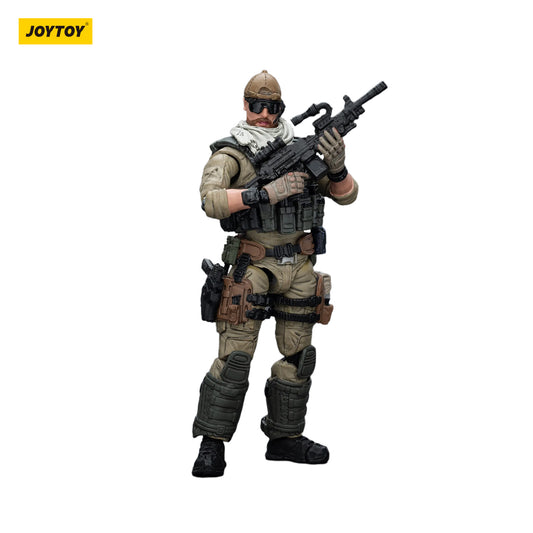 JOYTOY Action Figure 1/18 US Army Delta Assault Squad-Support Gunner Model Birthday Gifts 