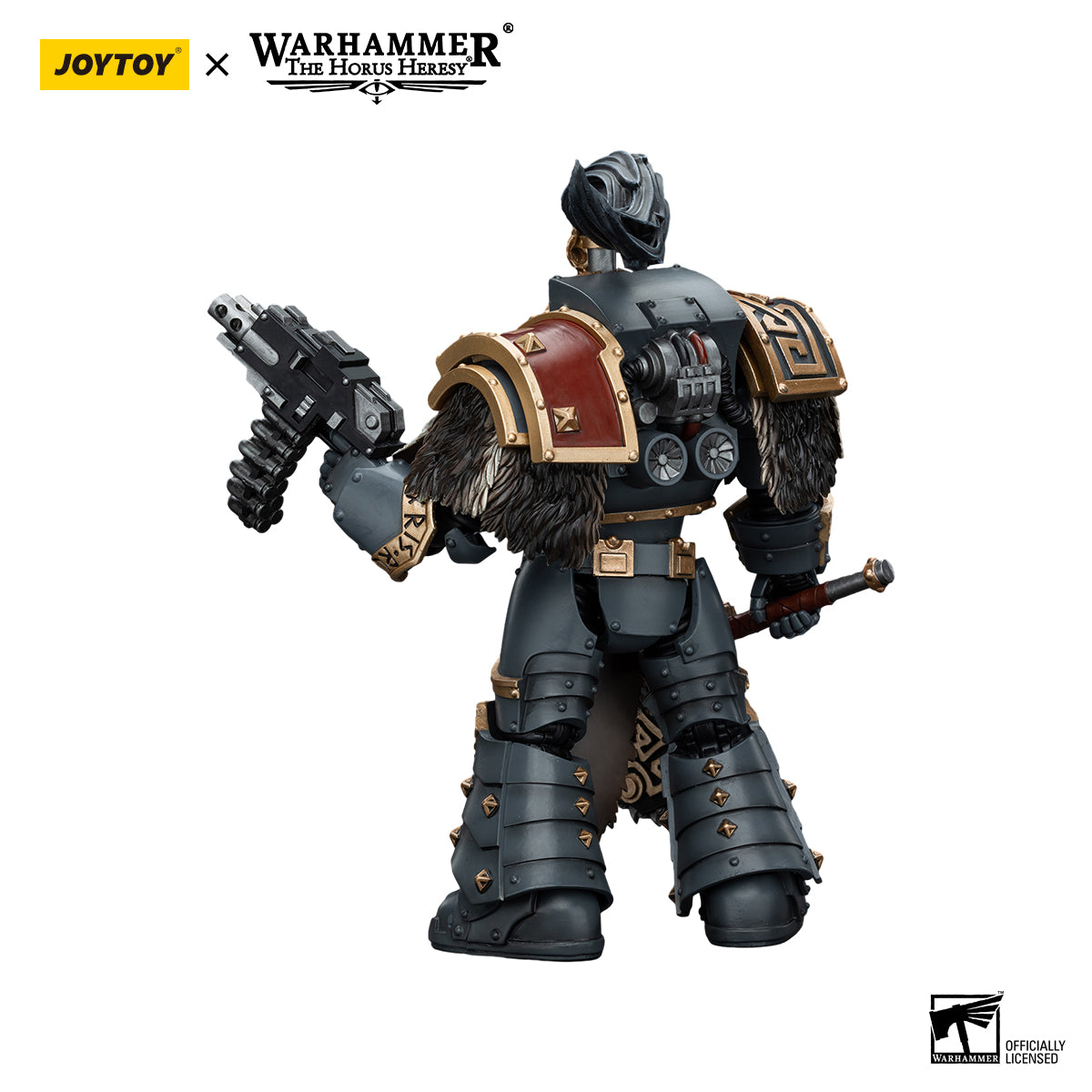 JOYTOY Action Figure 1/18 Space Wolves Varagyr Wolf Guard Squad Varagyr Thegn Model Birthday Gifts 