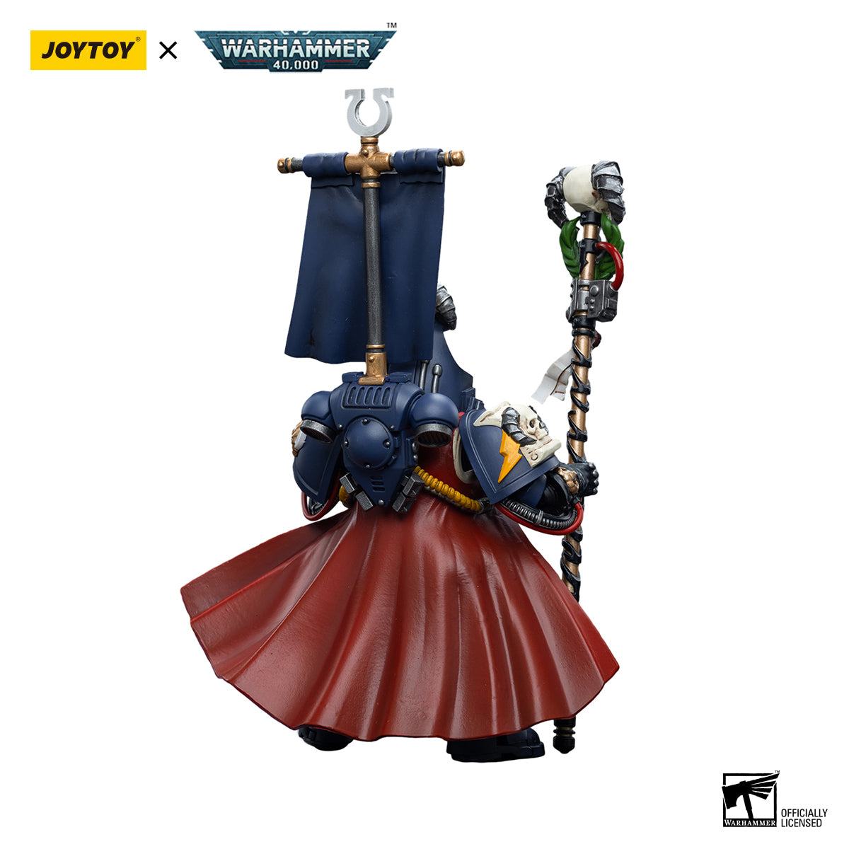 JOYTOY Action Figure 1/18 Ultramarines Chief Librarian Tigurius Model Birthday Gifts 