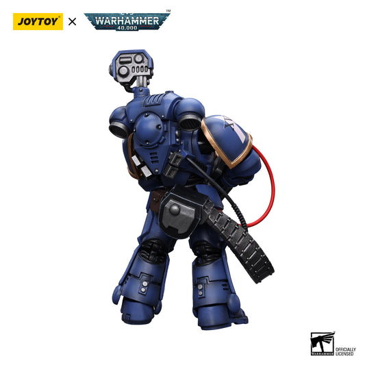 [IN STOCK]JOYTOY Warhammer 40K Action Figure 1/18 Ultramarines Desolation Marine with Castellan Launcher (Superkrak)