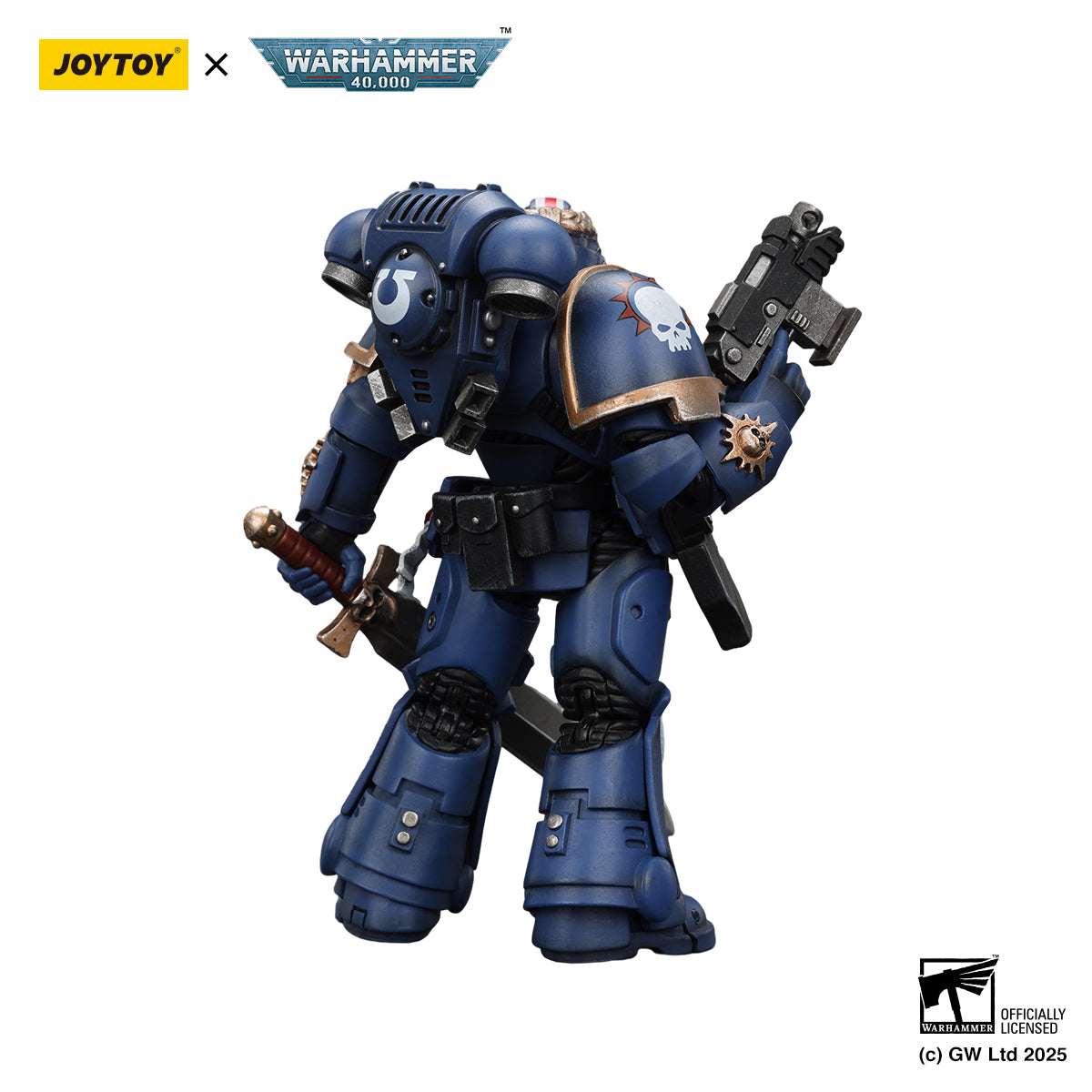 [IN STOCK]JOYTOY Warhammer 40K Action Figure 1/18 Ultramarines Primaris Lieutenant Argaranthe JT4065
