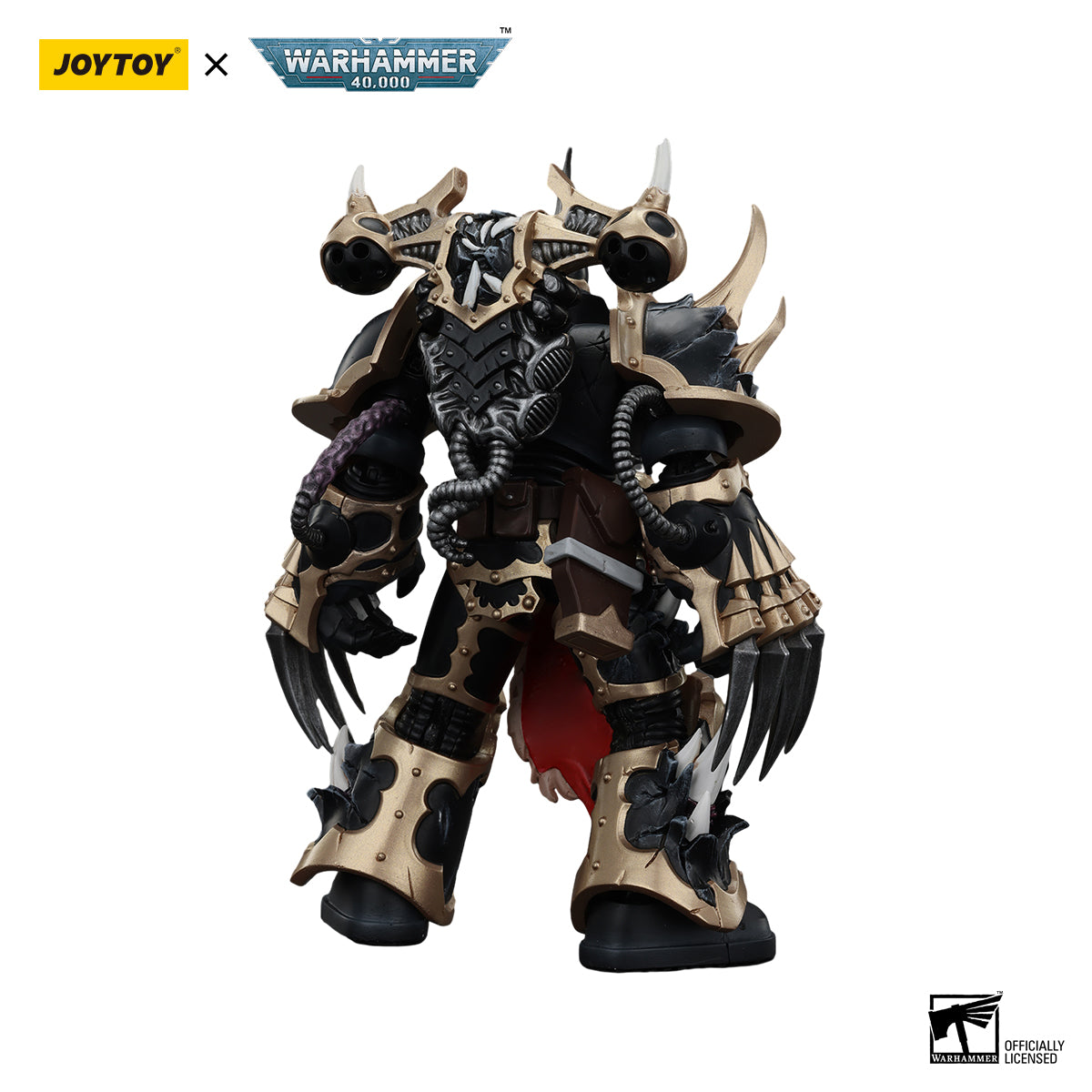 JOYTOY Action Figure 1/18 Warhammer 40k Black Legion Chosen with Lightning Claws Model Birthday Gifts 