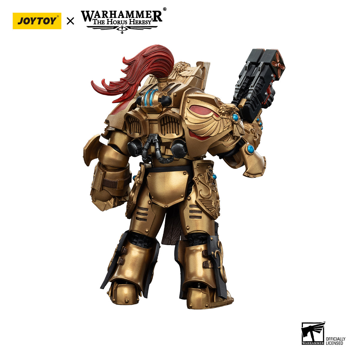 JOYTOY  Warhammer "The Horus Heresy" Action Figure 1/18  Legio Custodes Aquilon Terminator Squad Aquilon with twin-linked Adrathic Destructor Assault Anime Military Model Toys  JT00751