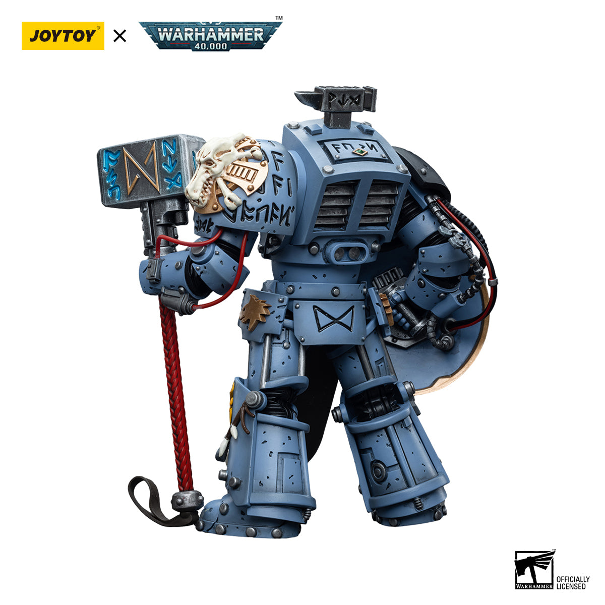 JOYTOY Action Figure 1/18 Space Wolves Arjac Rockfist Model Birthday Gifts 