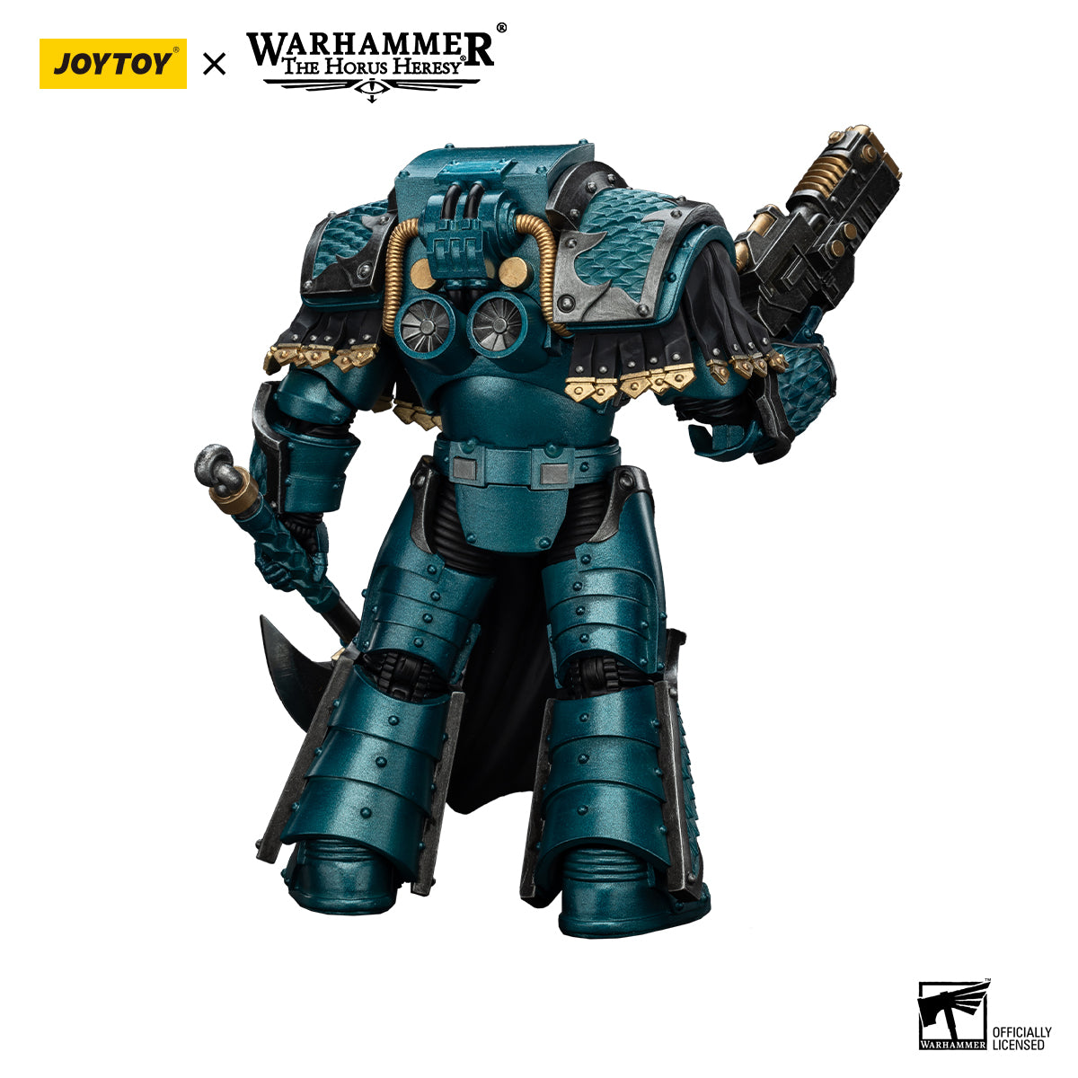 [IN STOCK]JOYTOY Warhammer 40K Action Figure 1/18 Alpha Legion Lernaean Terminator with Volkite Charger