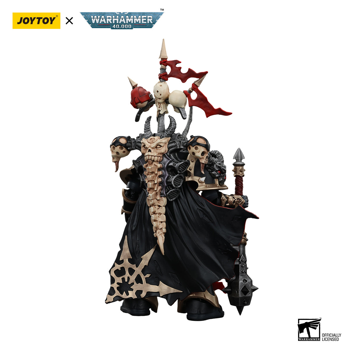 JOYTOY Action Figure 1/18 Warhammer 40k Chosen Champion with Bolter and Power Maul Model Birthday Gifts 