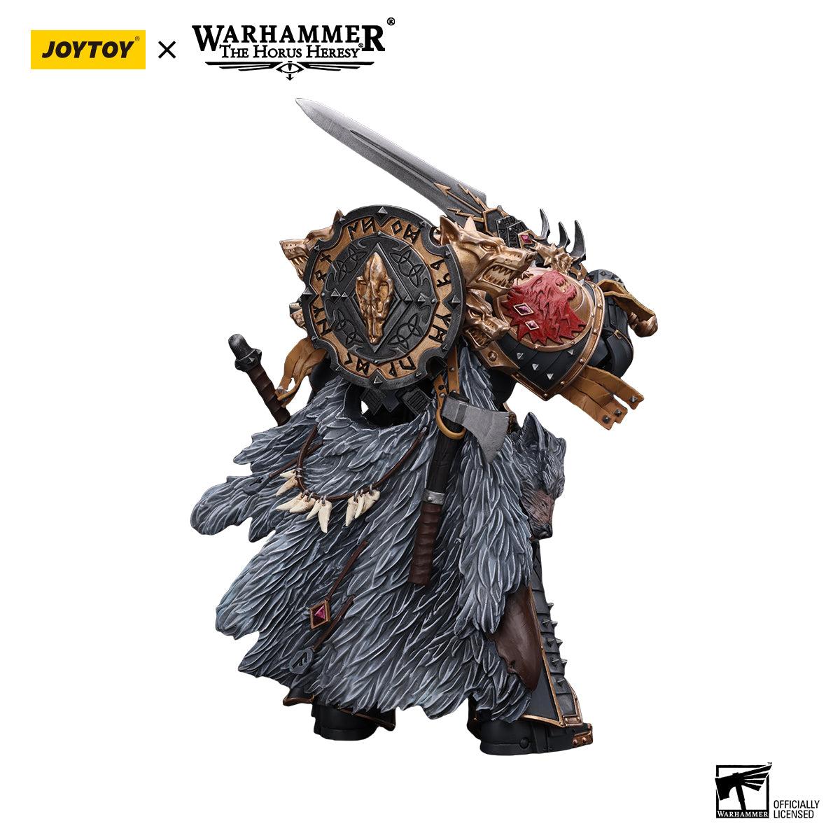 [IN STOCK]JOYTOY Warhammer 40K Action Figure 1/18 Space Wolves Leman Russ Primarch of the VIth Legion