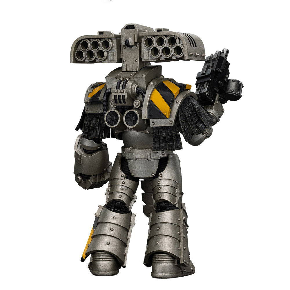 JOYTOY Warhammer 40,000 The Horus Heresy 1/18 Action Figure-Iron Warriors Tyrant Siege Master Terminator with Rocket Launcher Collection Model Birthday Gift