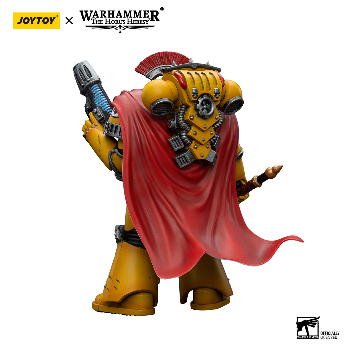 [IN STOCK] JOYTOY Warhammer 40k Action Figure 1/18 Imperial Fists Legion Chaplain Consul JT9039