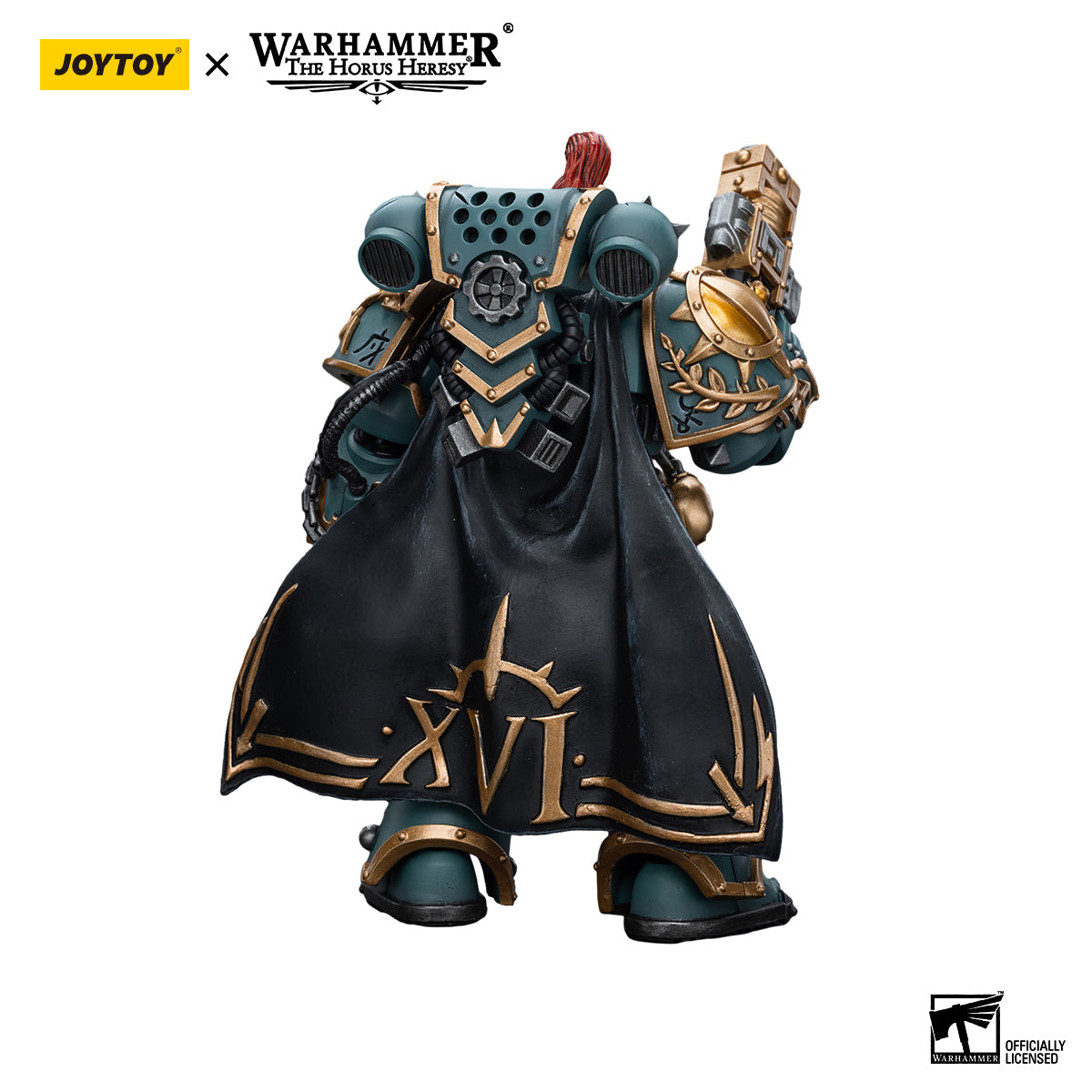 JOYTOY Action Figure 1/18 Sons Of Horus Tartaros Terminator Squad Terminator With Heavy Flamer And Chainfist Model Birthday Gifts 