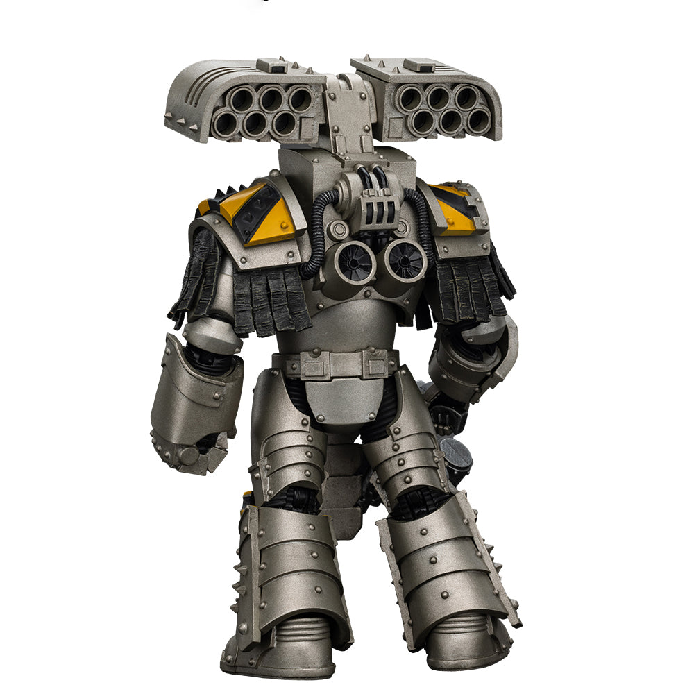 JOYTOY Warhammer 40,000 The Horus Heresy 1/18 Action Figure-Iron Warriors Tyrant Siege Terminator with Rocket Launcher Collection Model Birthday Gift