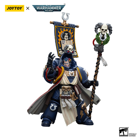 JOYTOY Action Figure 1/18 Ultramarines Chief Librarian Tigurius Model Birthday Gifts 