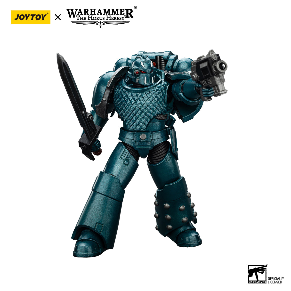 [IN STOCK]JOYTOY Warhammer 40K Action Figure 1/18 Alpha Legion Headhunter Prime