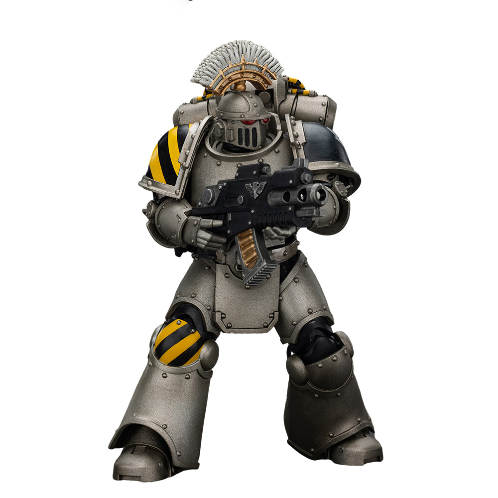 JOYTOY Warhammer 40,000 The Horus Heresy 1/18 Action Figure-Iron Warriors MKlll Tactical Sergeant Collection Model Birthday Gift