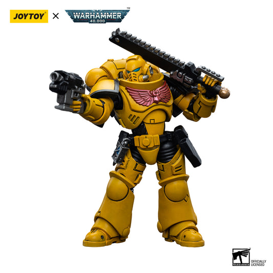JOYTOY Action Figure 1/18 Imperial Fists Intercessors Model Birthday Gifts