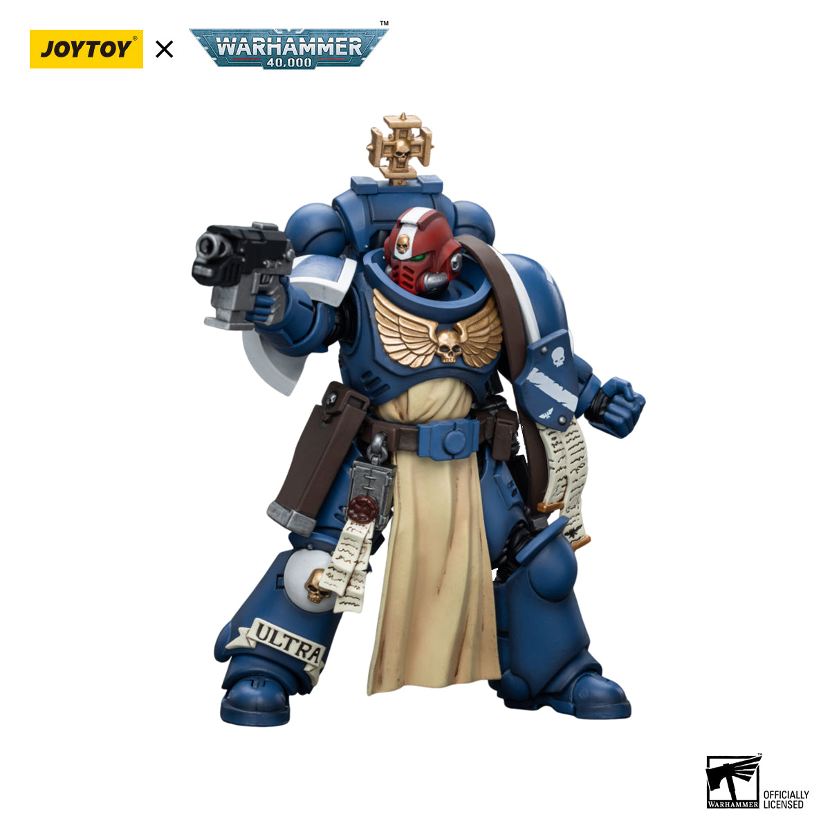 [IN STOCK]JOYTOY Warhammer 40K Action Figure 1/18 Ultramarines Sternguard Veteran Sergeant