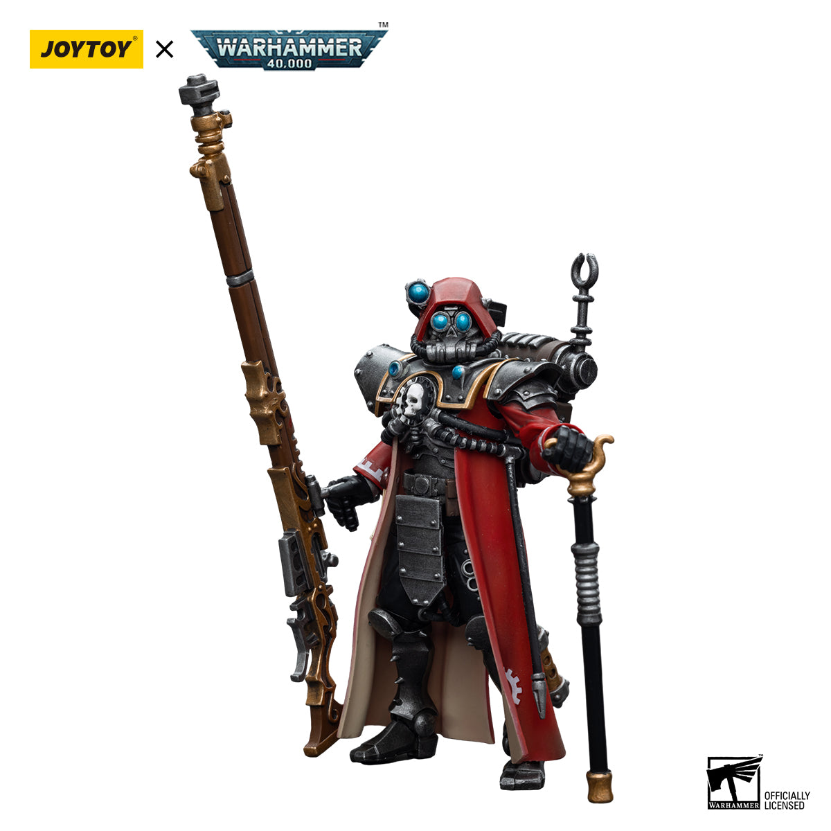 [IN STOCK]JOYTOY Warhammer 40K Action Figure 1/18 Adeptus Mechanicus Skitarii Ranger with Transuranic Arquebus