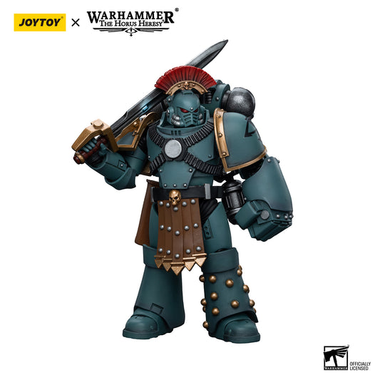 JOYTOY Action Figure 1/18 Sons of Horus MKIV Tactical Squad Sergeant with Power Fist Model Birthday Gifts