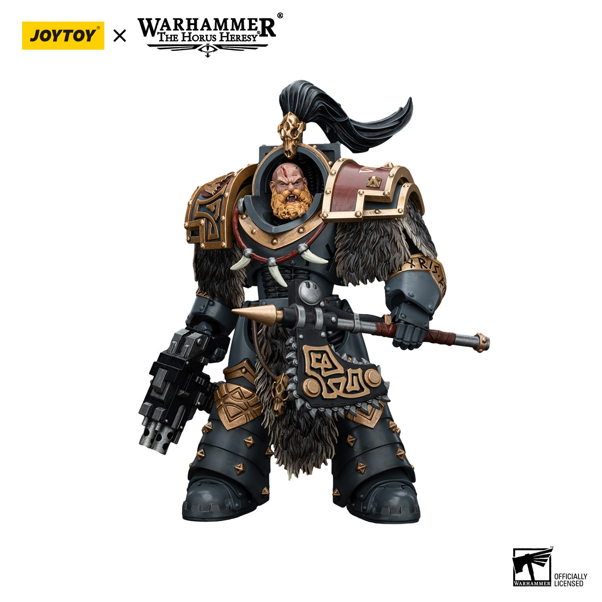 JOYTOY Action Figure 1/18 Space Wolves Varagyr Wolf Guard Squad Varagyr Terminator 3 Model Birthday Gifts 