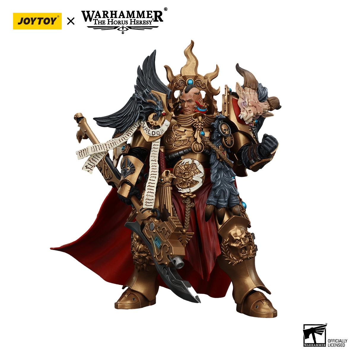 JOYTOY Warhammer 30k 1/18 Action Figure Legio Custodes Constantin Valdor, Captain-General of the Legio Custodes JT00942