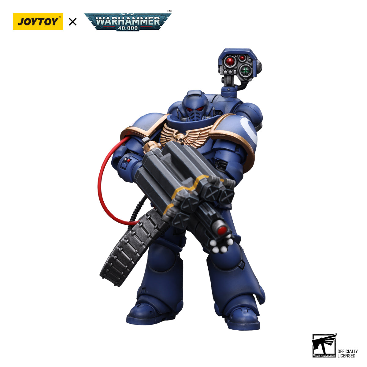 [IN STOCK]JOYTOY Warhammer 40K Action Figure 1/18 Ultramarines Desolation Marine with Castellan Launcher (Superkrak)