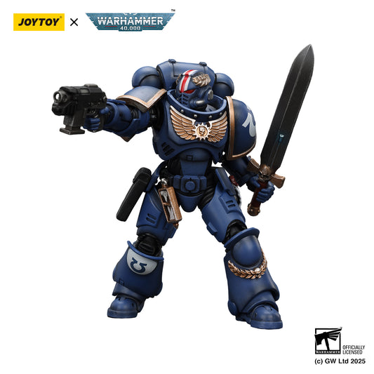 [IN STOCK]JOYTOY Warhammer 40K Action Figure 1/18 Ultramarines Primaris Lieutenant Argaranthe JT4065