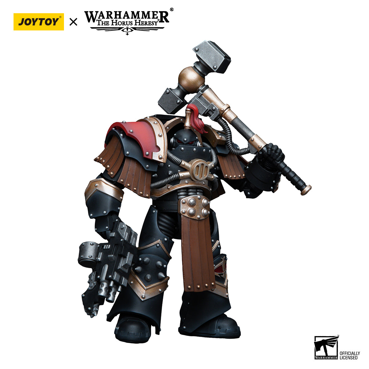JOYTOY Action Figure 1/18 Sons of Horus Justaerin Terminator Squad Justaerin with Thunder Hammer Model Birthday Gifts 
