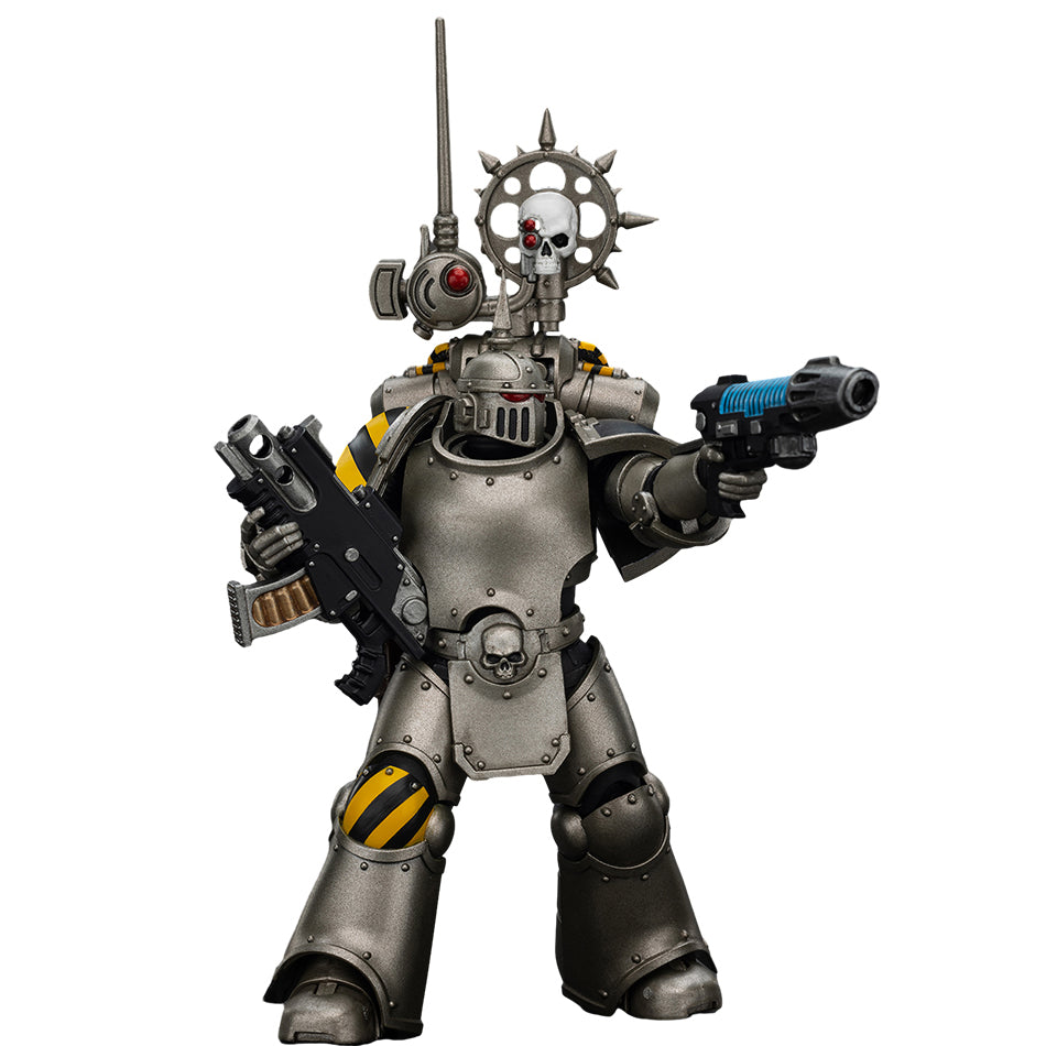 [IN STOCK]JOYTOY Warhammer 40K Action Figure 1/18 lron Warriors MKlIl Tactical Legionary with Nuncio-vox