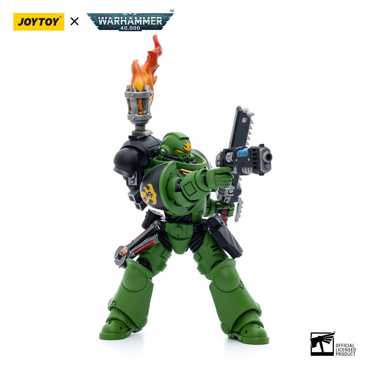 JOYTOY Action Figure 1/18 Salamanders Intercessors Sergeant Tsek'gan Model Birthday Gifts 