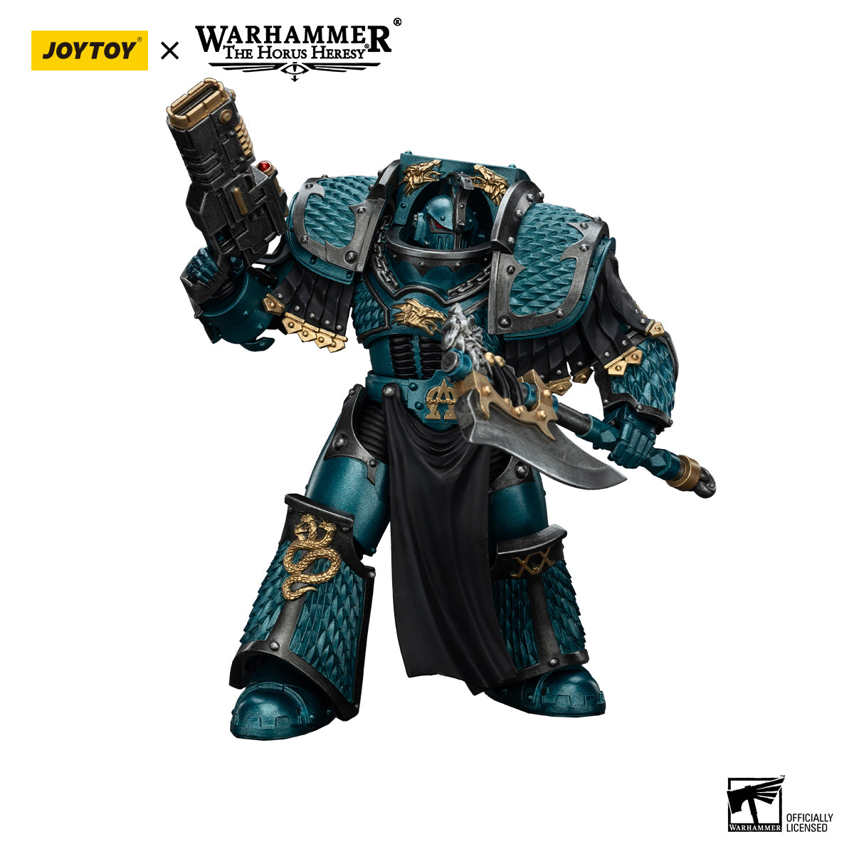 [IN STOCK]JOYTOY Warhammer 40K Action Figure 1/18 Alpha Legion Lernaean Terminator with Volkite Charger