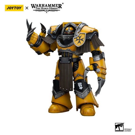 JOYTOY Action Figure 1/18 Imperial Fists Legion Cataphractii Terminator Squad Legion Cataphractii with Lightning Claws Model Birthday Gifts