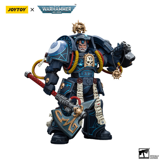 JOYTOY Action Figure 1/18 Ultramarines Librarian in Terminator Armor Model Birthday Gifts 