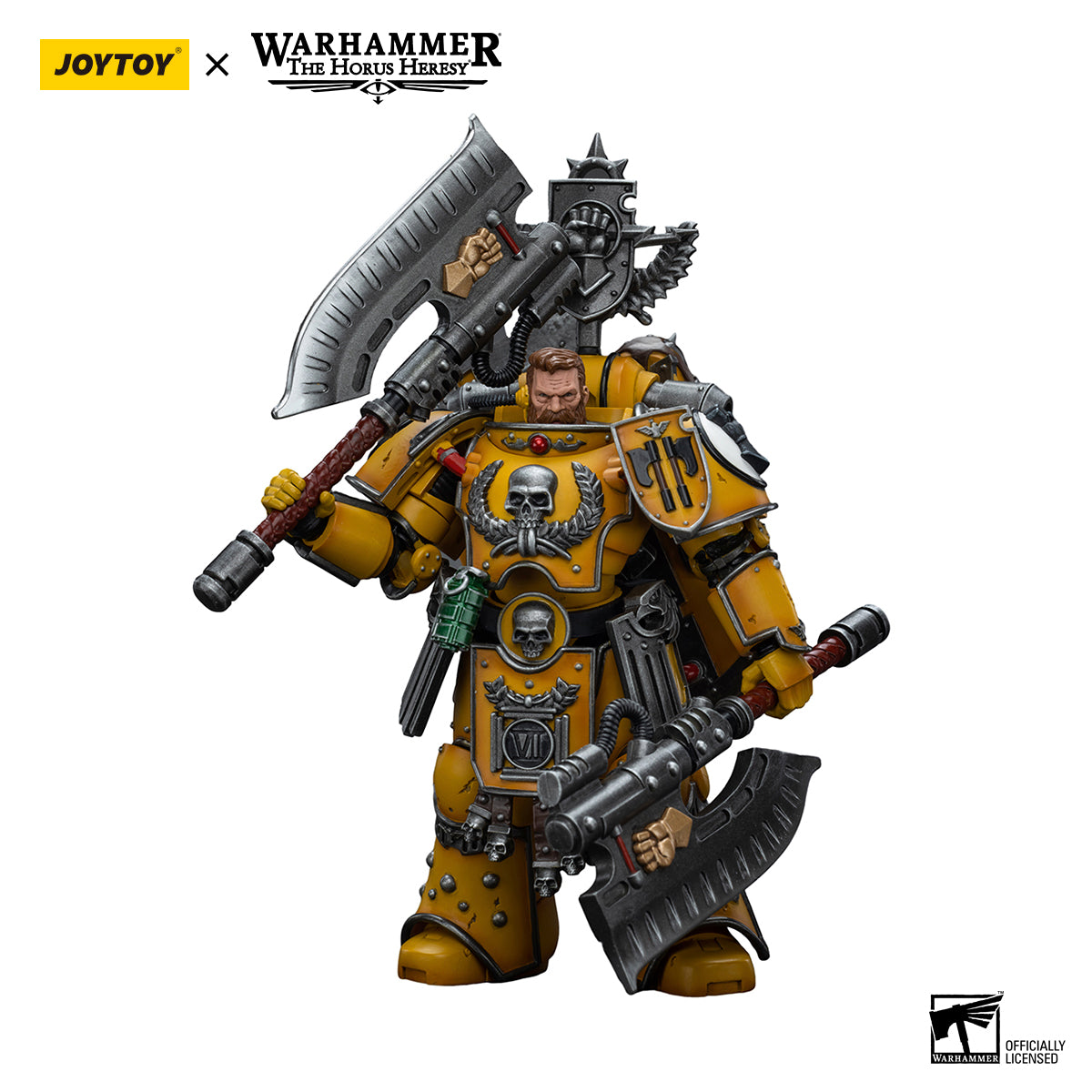 [IN STOCK]JOYTOY Warhammer 40K Action Figure 1/18 Imperial Fists Fafnir Rann JT9145
