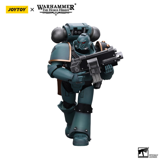 JOYTOY Action Figure 1/18 Sons of Horus MKIV Tactical Squad Legionary with Bolter Model Birthday Gifts