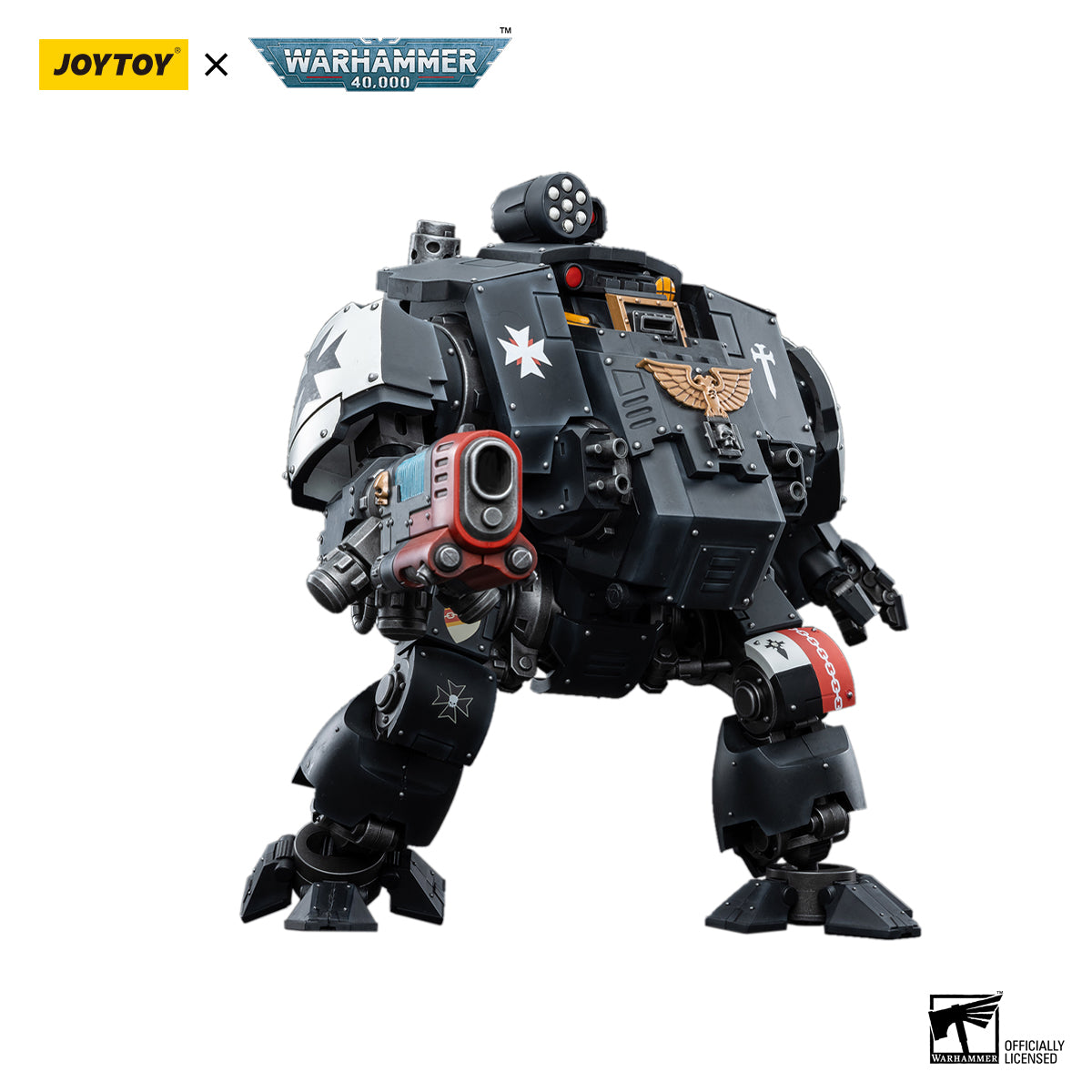 [IN STOCK]JOYTOY Warhammer 40K Action Figure 1/18 Black Templars Redemptor Dreadnought