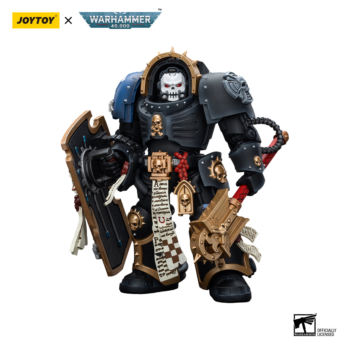 [IN STOCK]JOYTOY Warhammer 40K Action Figure 1/18 Ultramarines Chaplain in Terminator Armour