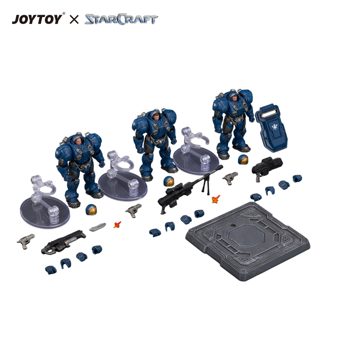 JOYTOY 1/25 STARCRAFT  Action Figure Terran Marine Set Collection Model Pre-Order