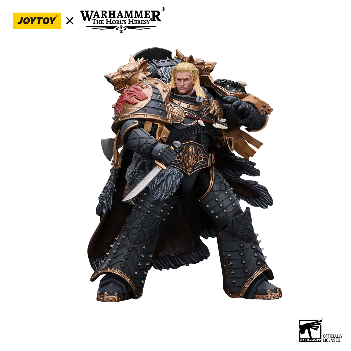 [IN STOCK]JOYTOY Warhammer 40K Action Figure 1/18 Space Wolves Leman Russ Primarch of the VIth Legion