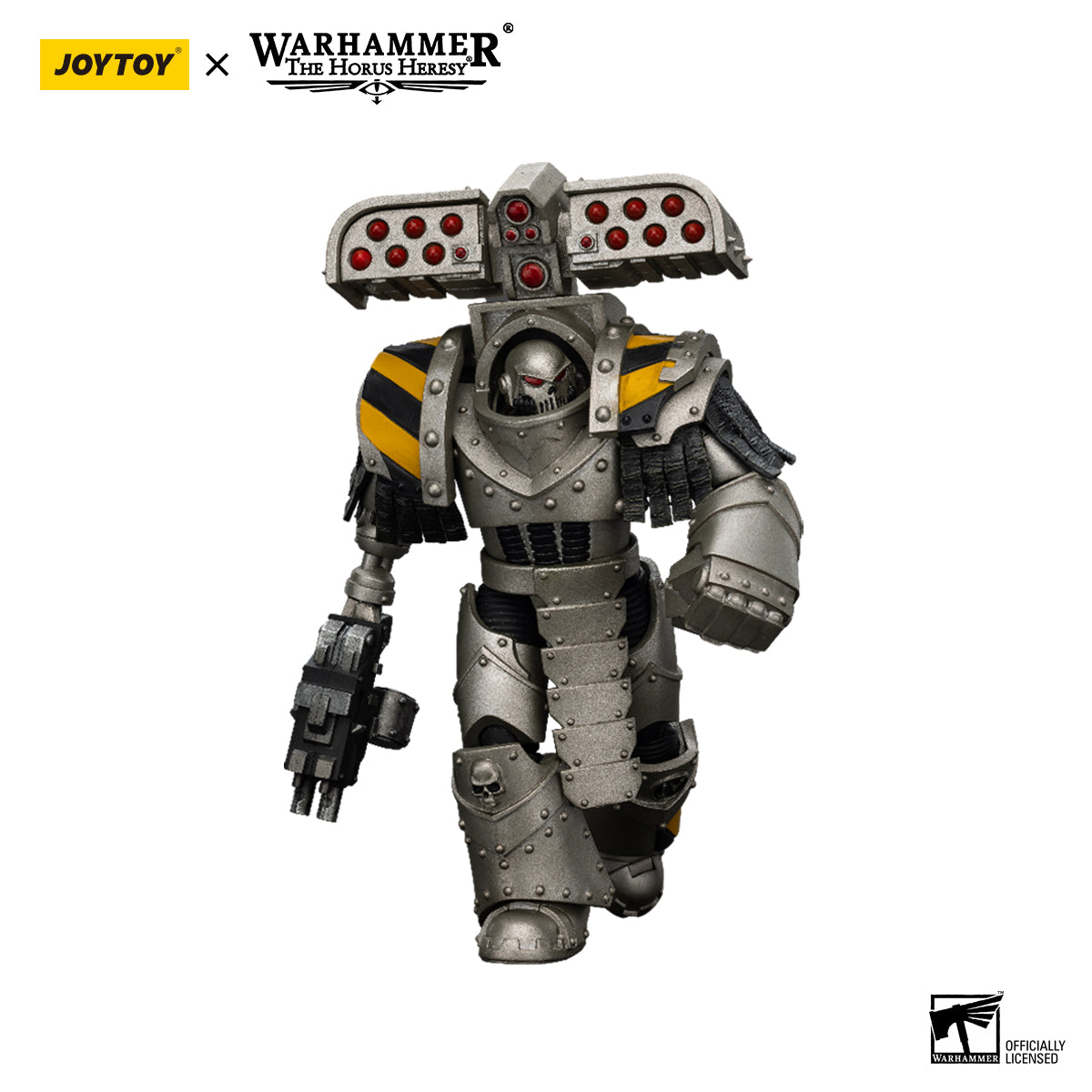 [IN STOCK]JOYTOY Warhammer 40K Action Figure 1/18 lron Warriors Tyrant Siege Master Terminator with Rocket launcher