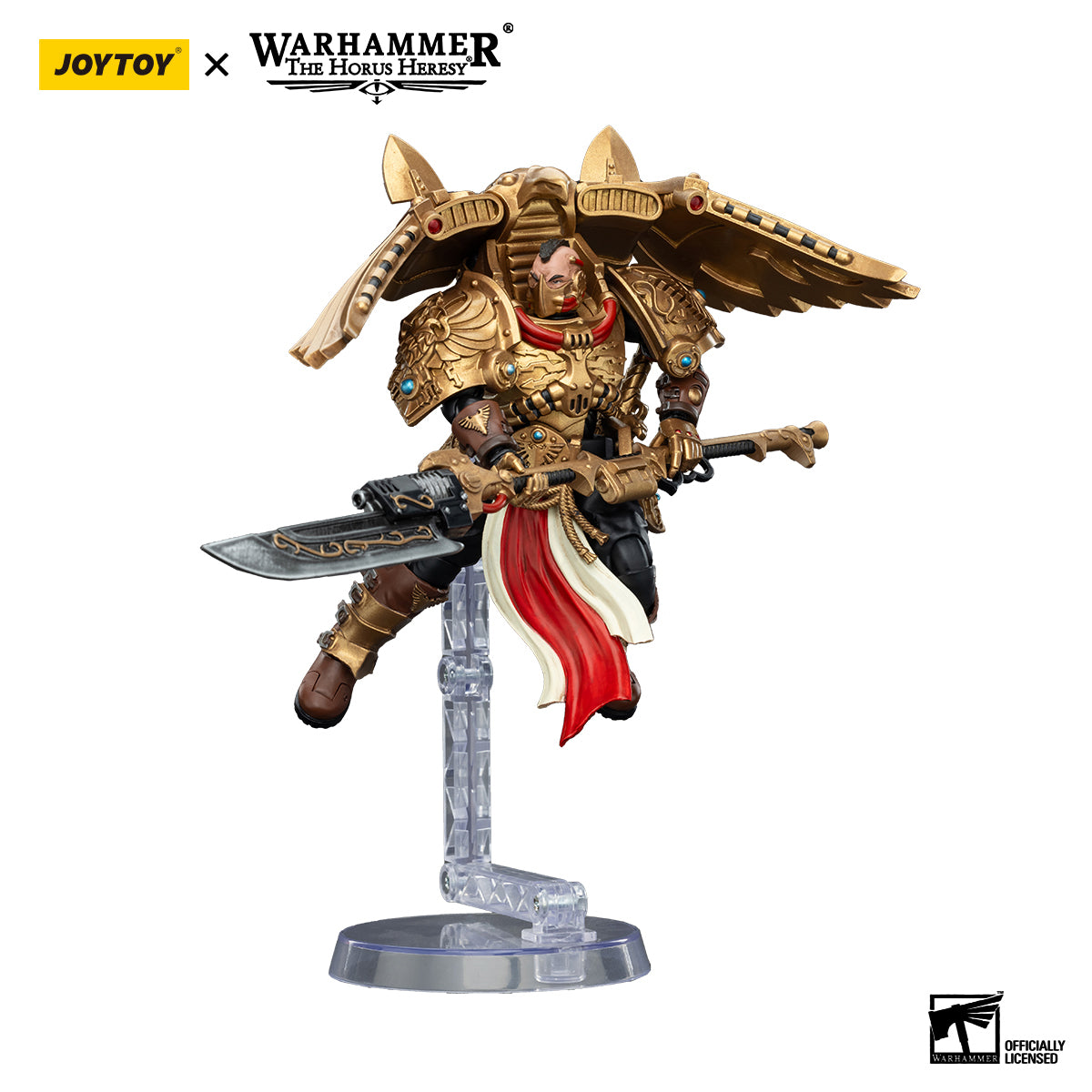 JOYTOY Action Figure 1/18 Legio Custodes Custodian Venatari Squad Venatari with Venatari Lance Model Birthday Gifts 