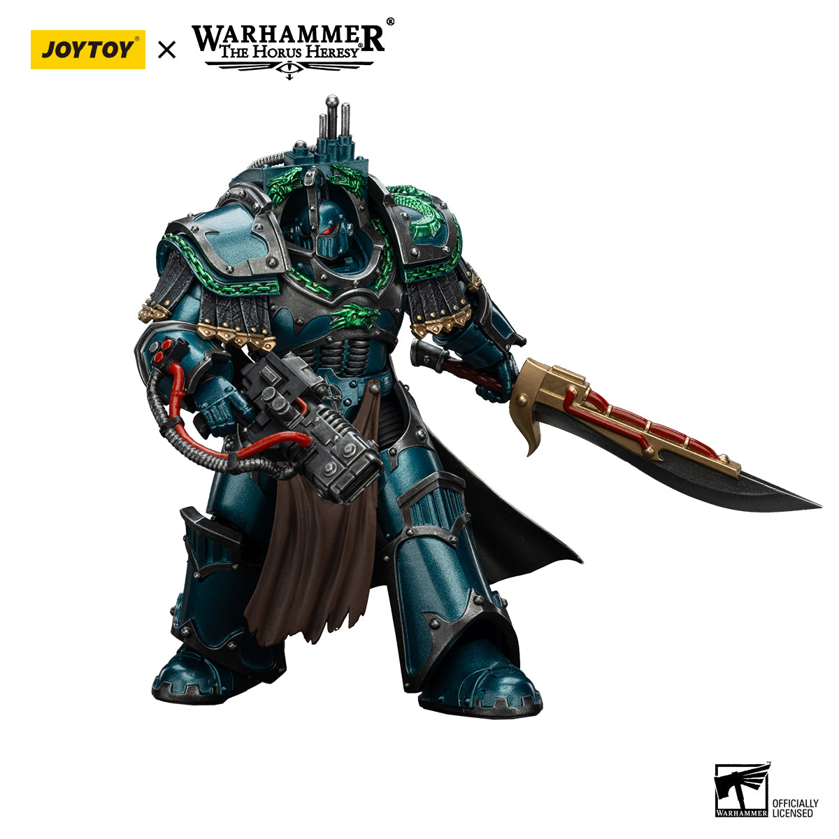 [IN STOCK]JOYTOY Warhammer 40K Action Figure 1/18 Alpha Legion Legion Praetor in Cataphractii Terminator Armour