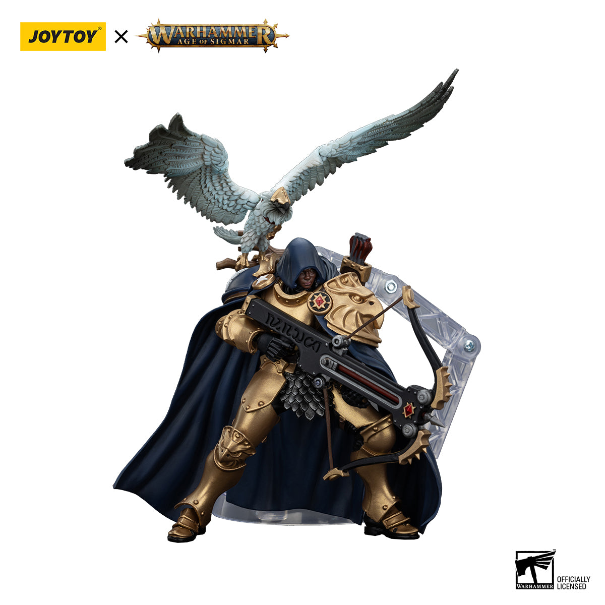 JOYTOY Action Figure 1/18 Warhammer AGE OF SIGMAR -Stormcast Eternals The Blacktalons Shakana Goldenblade Model Birthday Gifts 