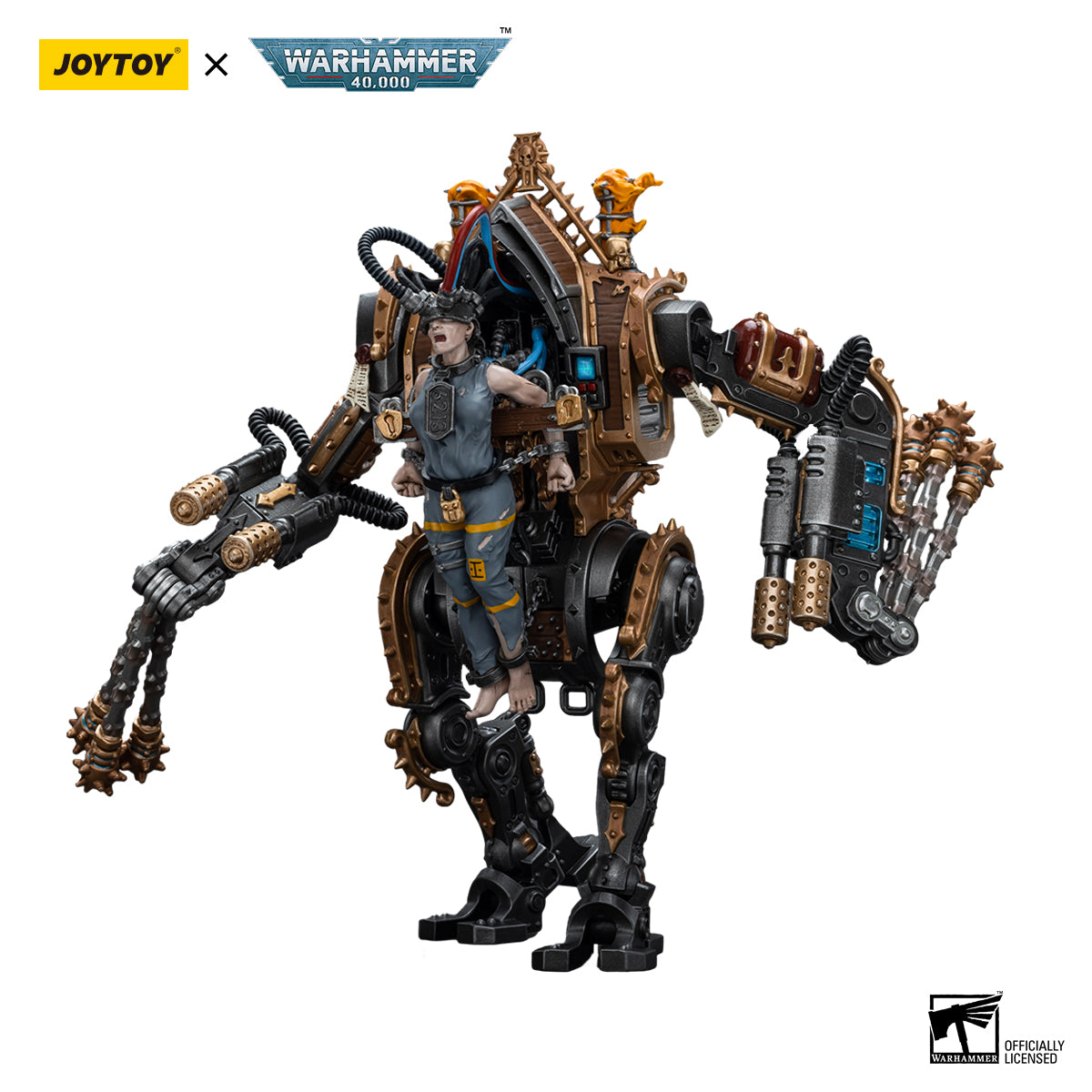 [IN STOCK] JOYTOY Warhammer 40,000 Action Figure 1/18 Adepta Sororitas Penitent Engine with Penitent Flails  JT9442