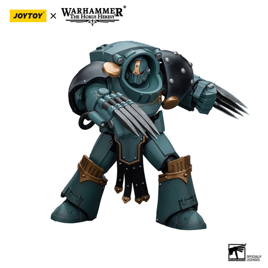 JOYTOY Action Figure 1/18 Sons Of Horus Tartaros Terminator Squad Terminator With Lightning Claws Model Birthday Gifts