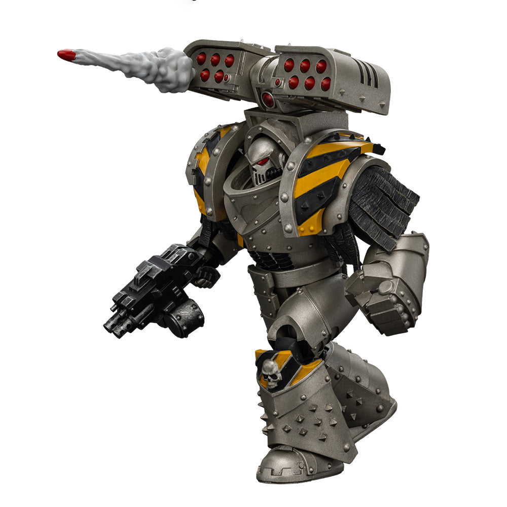 JOYTOY Warhammer 40,000 The Horus Heresy 1/18 Action Figure-Iron Warriors Tyrant Siege Terminator with Rocket Launcher Collection Model Birthday Gift