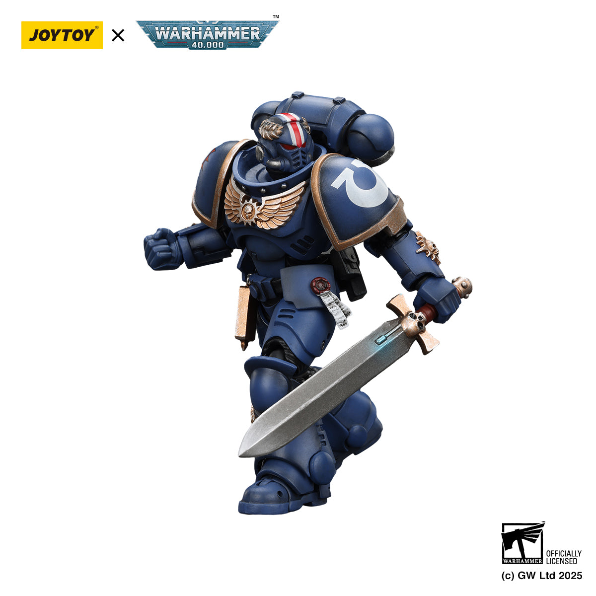[IN STOCK]JOYTOY Warhammer 40K Action Figure 1/18 Ultramarines Primaris Lieutenant Argaranthe JT4065
