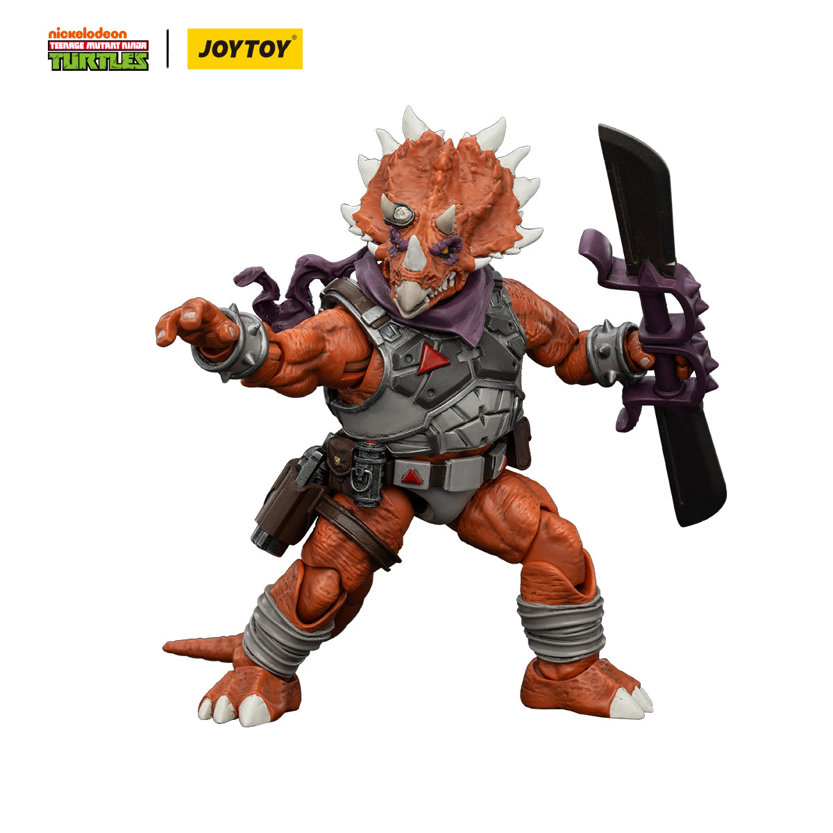 [IN STOCK] JOYTOY TMNT Action Figure 1/18 TMNT-Triceraton Infantryman JT01130