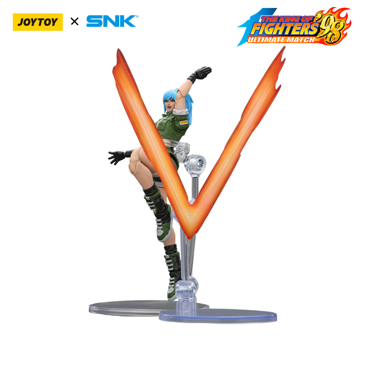JOYTOY 1/18 SNK action figures  KOF'98UM Ikari Warriors Team Leona Heidern