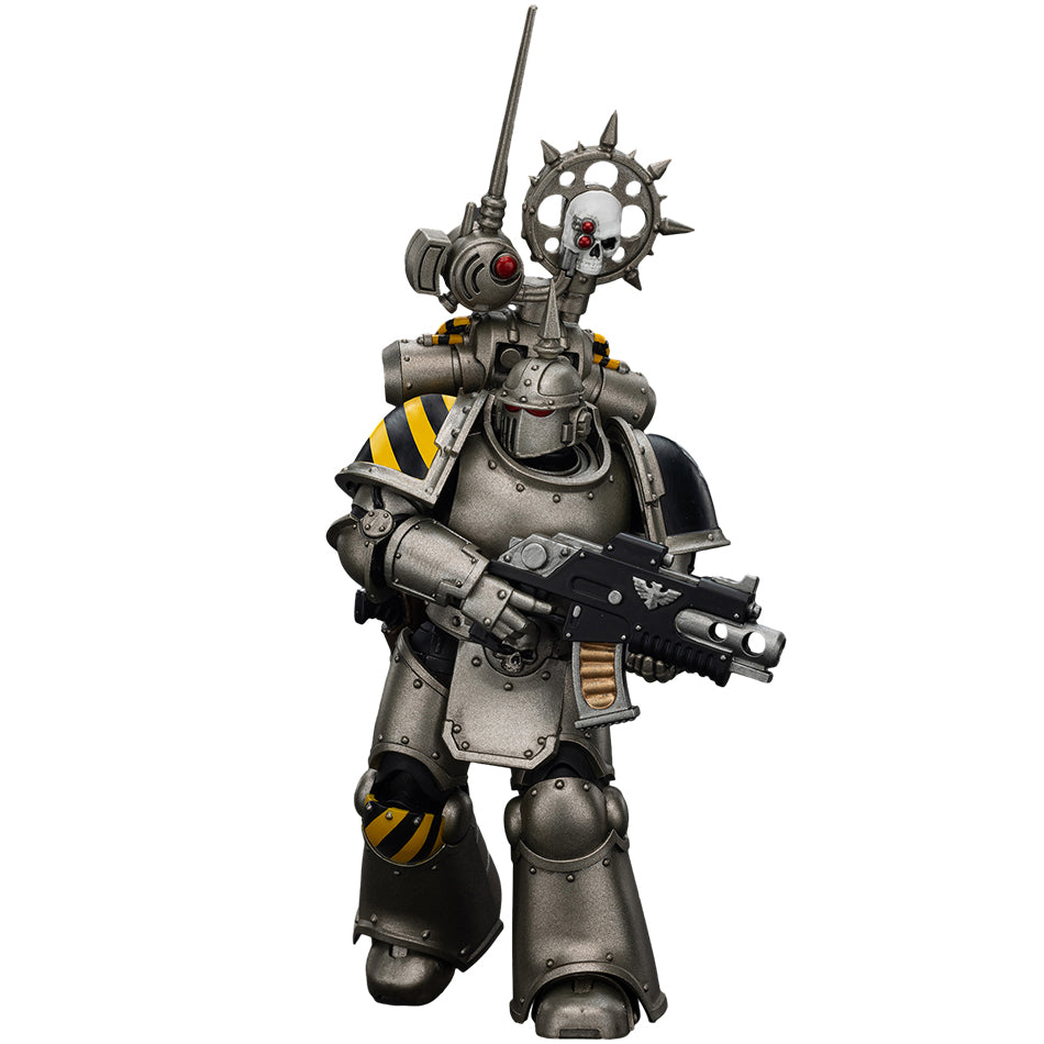 [IN STOCK]JOYTOY Warhammer 40K Action Figure 1/18 lron Warriors MKlIl Tactical Legionary with Nuncio-vox