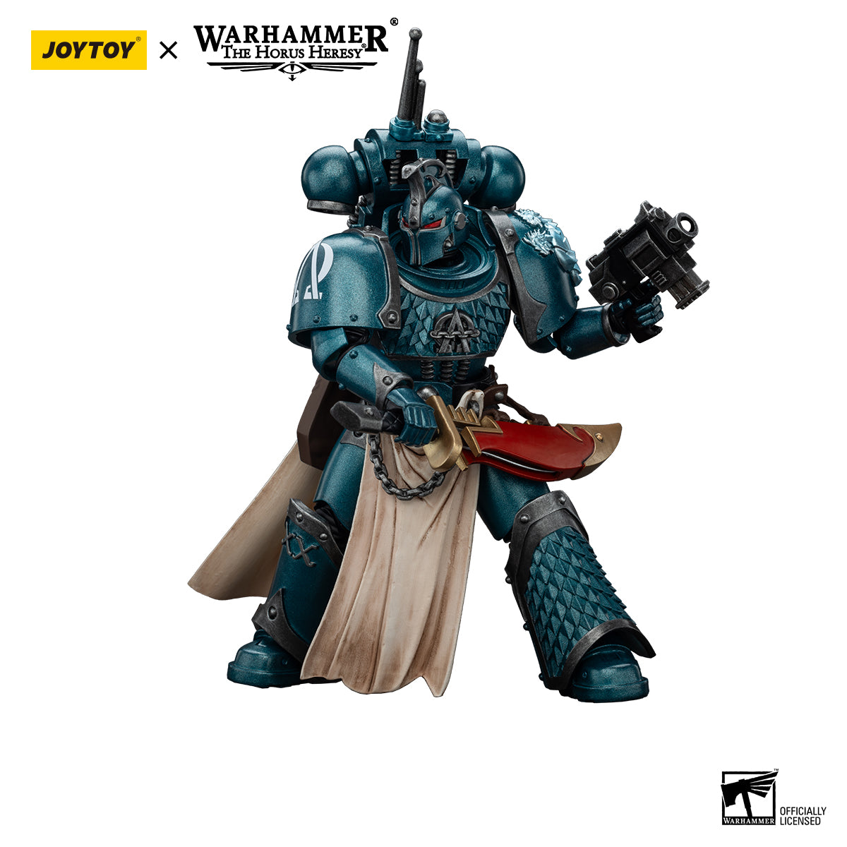 [IN STOCK]JOYTOY Warhammer 40K Action Figure 1/18 Alpha Legion Legion Praetor with Power Sword